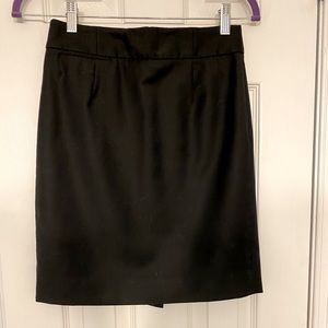 J Crew Super 120s black skirt
